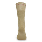 Greenlands Trish Long Socks - Khaki | Full Terry Cushioned, Extended Crew Length | Stay-Up Cuff, Moisture-Wicking | Hiking & Work Socks
