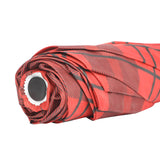 Greenlands 2-Fold 27-Inch Umbrella | UV Protection, Silver Lining, Wind-Resistant | Plaid Design, Rose-Gold Handle | Sun & Rain Umbrella