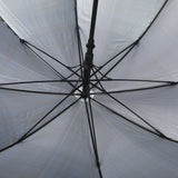 Greenlands Long 27-Inch Stick Umbrella | UV Protection, Windproof, Silver Lining | Auto-Open, J-Shape Handle | Monsoon & Sun Umbrella