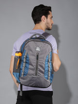 Greenlands 33L Martian Laptop Backpack | Fits 17" Laptop, External Bottle Holder | Ideal for Men & Women | Perfect for Travel, Office, School & Hiking (Blue)