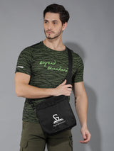 Greenlands Active Sling Bag – Black | Crossbody Chest Bag for Sports, Travel & Everyday Carry