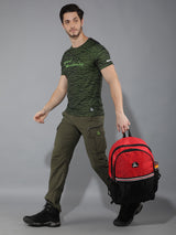 Greenlands 29L Stria Lightweight Backpack (Red) | S-Curved Shoulder Straps & Spacious Compartment | Ideal for Men & Women | Perfect for Travel, School & Office