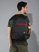 Greenlands 33L Zipster Laptop Backpack | 3 Large Compartments, Fits Up to 17" Laptop | Perfect for Office, School, Travel & Hiking | Unisex (Black)