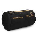 Greenlands Barrel Gym Bag with Detachable Sling Strap | Water-Resistant Duffel | Black