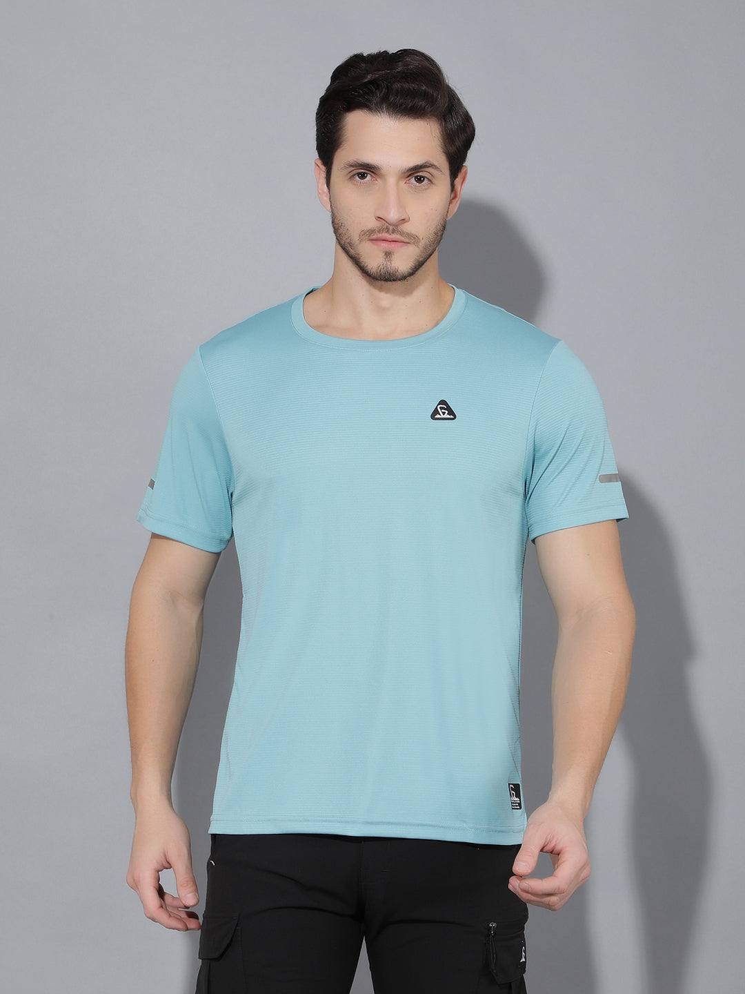 GREENLANDS T-Shirt GNL HS STRIA R Sea Blue