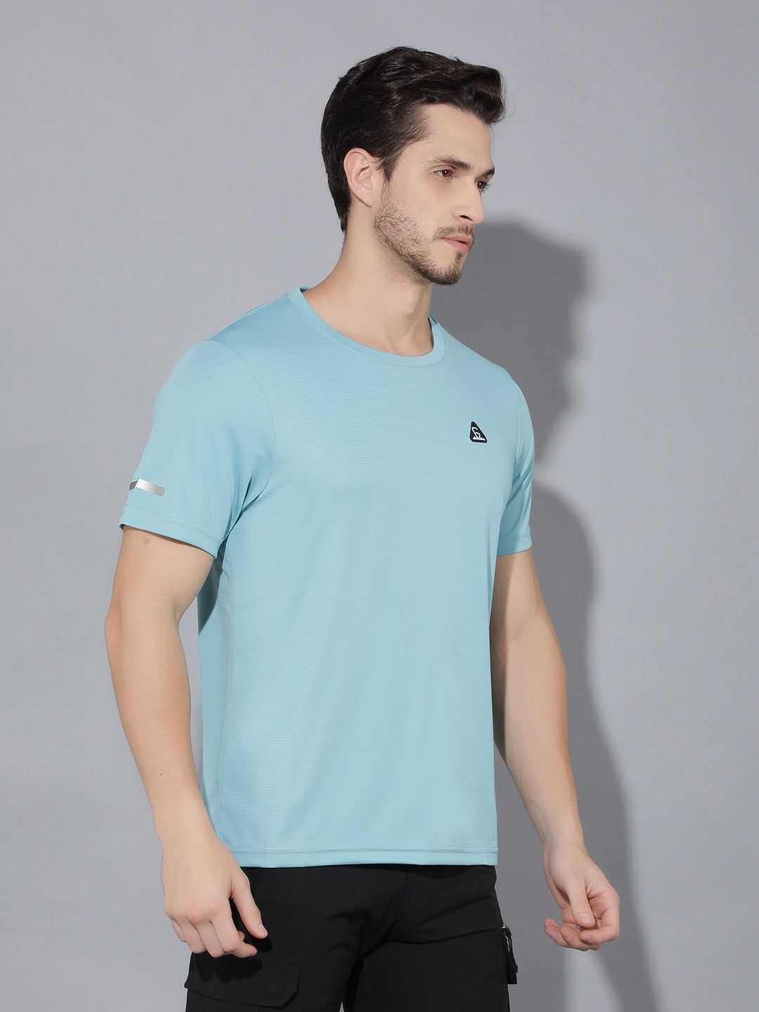 GREENLANDS T-Shirt GNL HS STRIA R Sea Blue