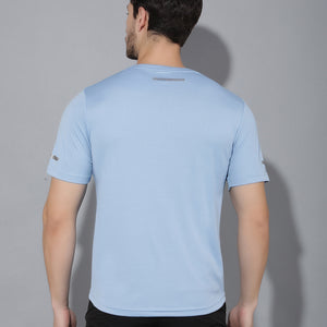 GREENLANDS T-Shirt GNL HS KNIT R Sky Blue