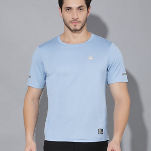 GREENLANDS T-Shirt GNL HS KNIT R Sky Blue