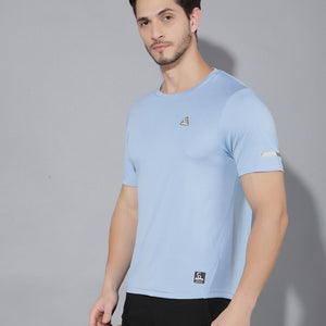 GREENLANDS T-Shirt GNL HS KNIT R Sky Blue