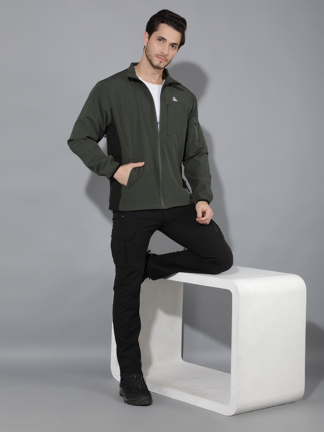 GREENLANDS Windbreaker GNL DUO Olive