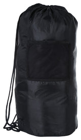Greenlands Lightweight Roundable Backpack (Large, Black) | Versatile Travel Backpack with Dual-Purpose Drawstring Closure | Ideal for Men & Women | Perfect for Daily Use, Office, Outdoor Adventures & Hiking