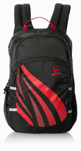 Greenlands Inferno Campus Backpack – Black | Spacious College & School Bag with Laptop Compartment