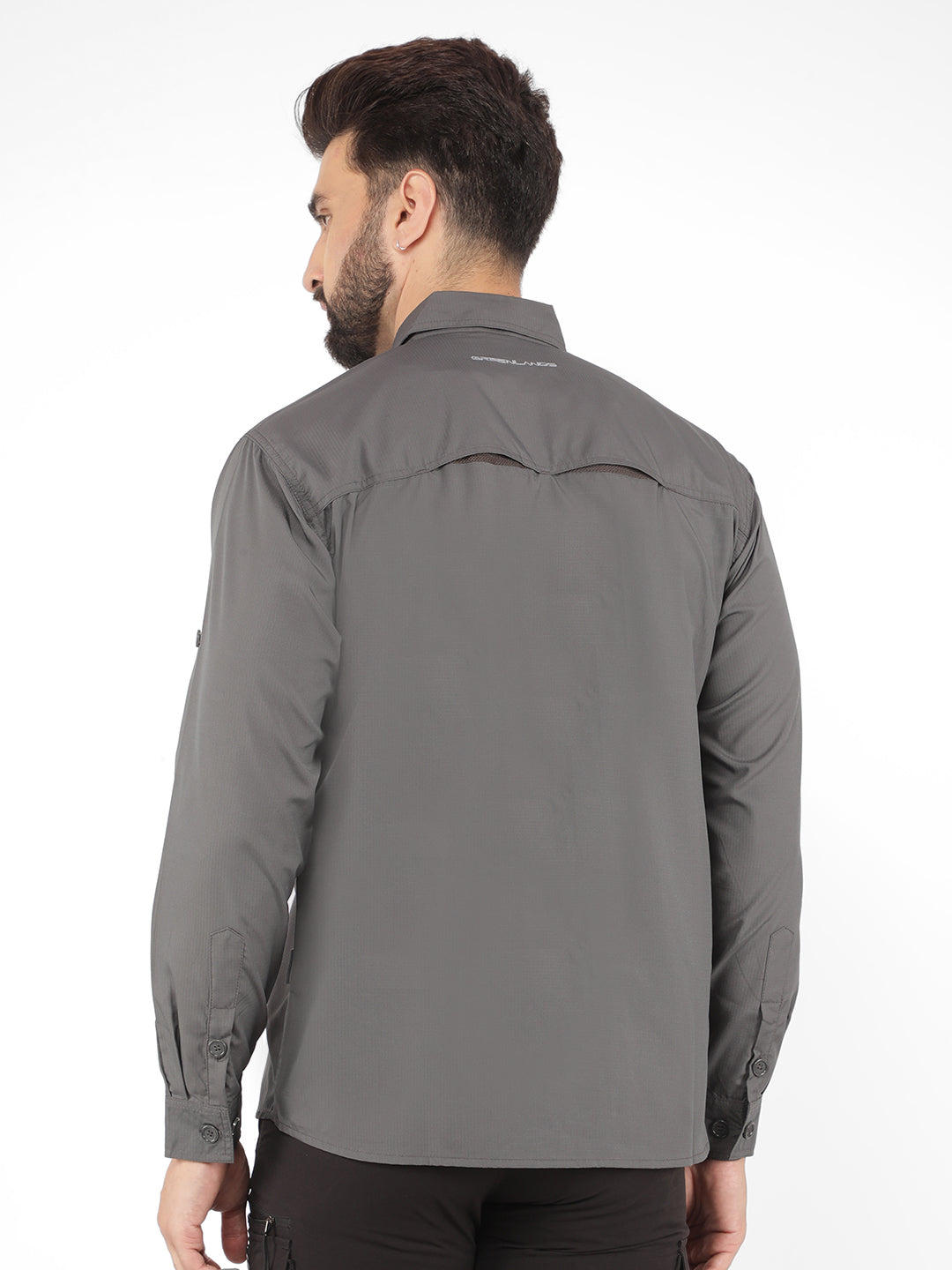 GREENLANDS Shirt GNL QUADRA ASH