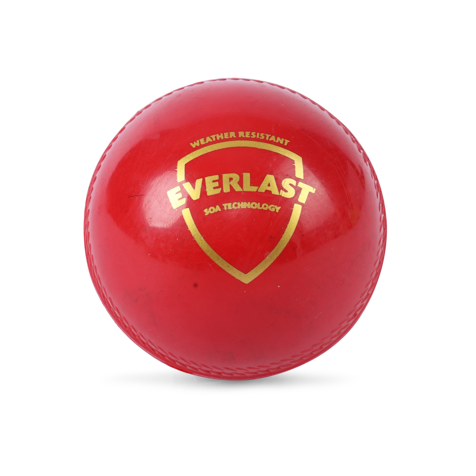 SG Everlast synthetic weatherproof polyurethane Cricket Ball (Red)