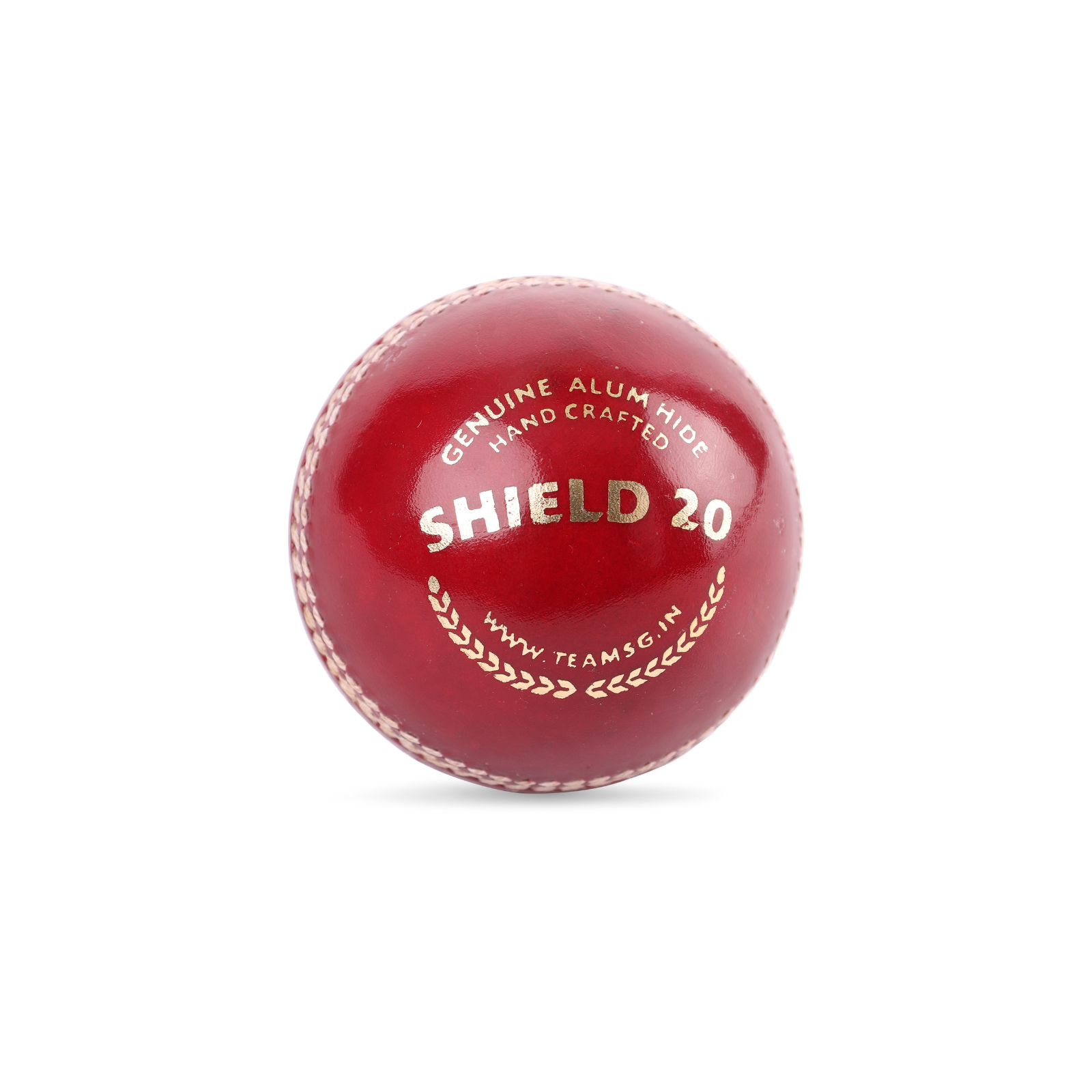 SG Shield 20 Red Cricket Leather Ball