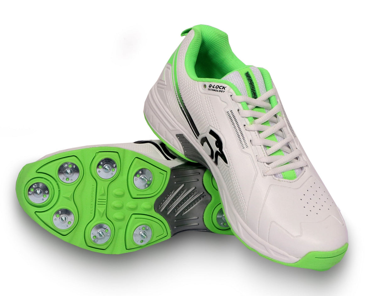 Kookaburra Spike Cricket Shoe PRO 3.0 (Green/White)