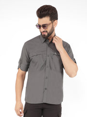 GREENLANDS Shirt GNL QUADRA ASH