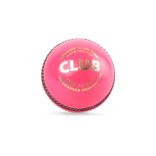 SG Club™ Pink Cricket Leather Ball (SG Pink Ball)