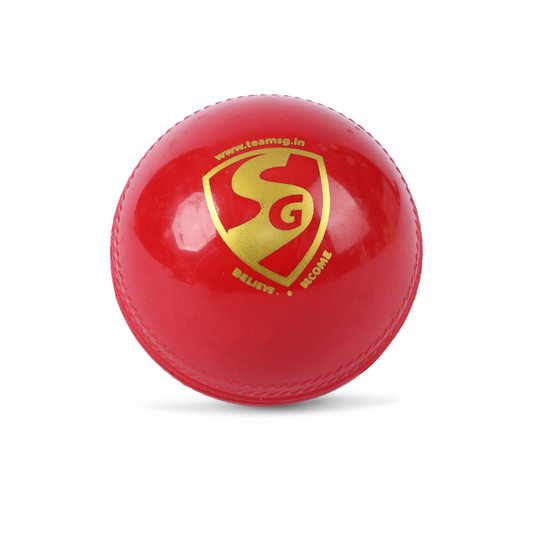 SG Everlast synthetic weatherproof polyurethane Cricket Ball (Red)