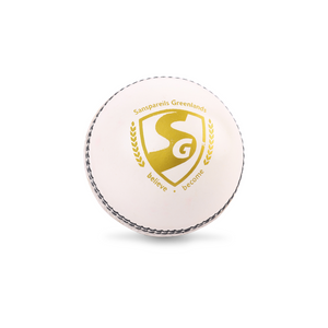 SG Shield 20 White Cricket Leather Ball