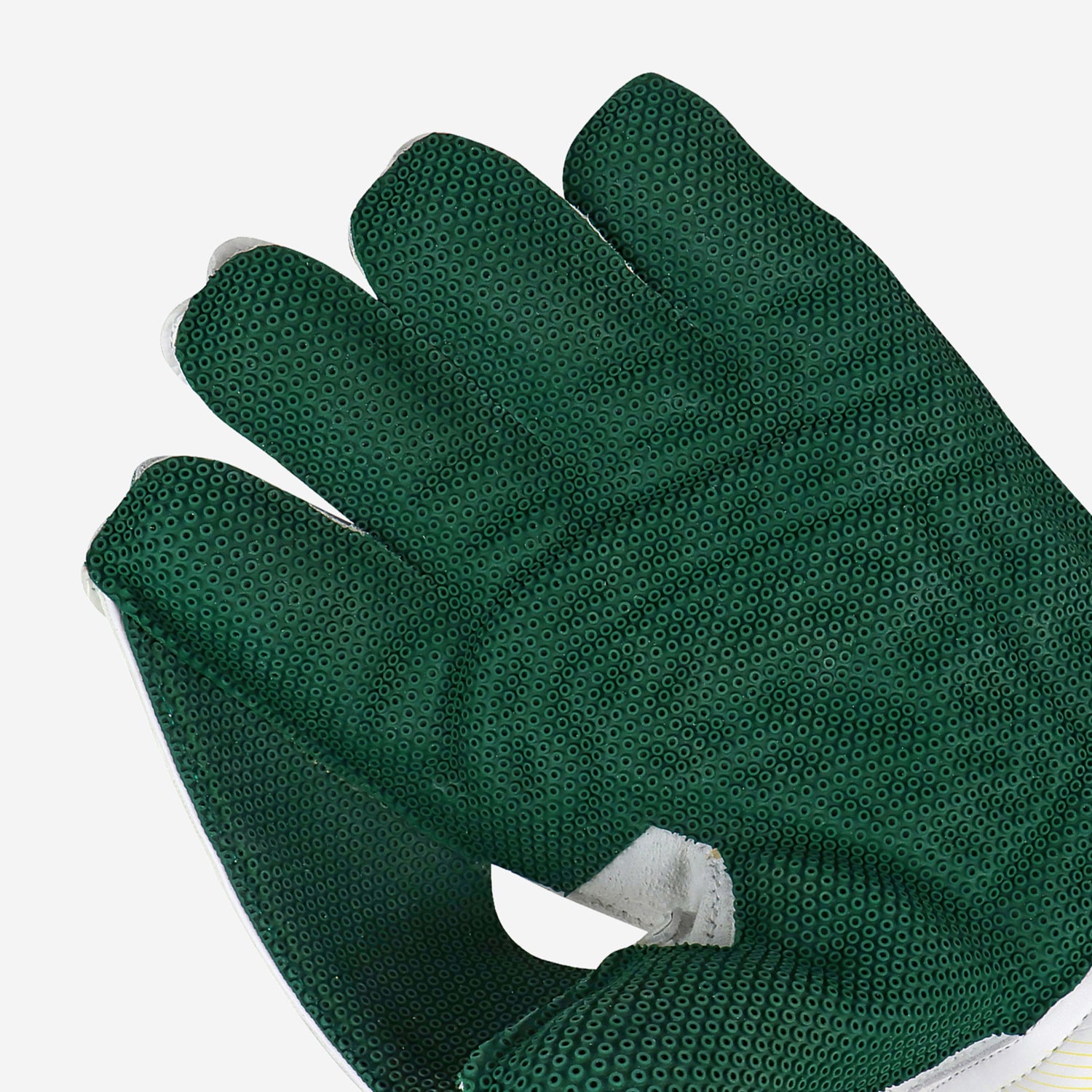 W K Gloves Kookaburra Pro Players Wht/Green/Ylw