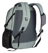 Greenlands 42L Quad Backpack with 17.3" Laptop padded sleeve | Attached Rain Cover | Lightweight bag with 3 Large Compartments | Ideal for School, College, Office & Travel | Light Grey