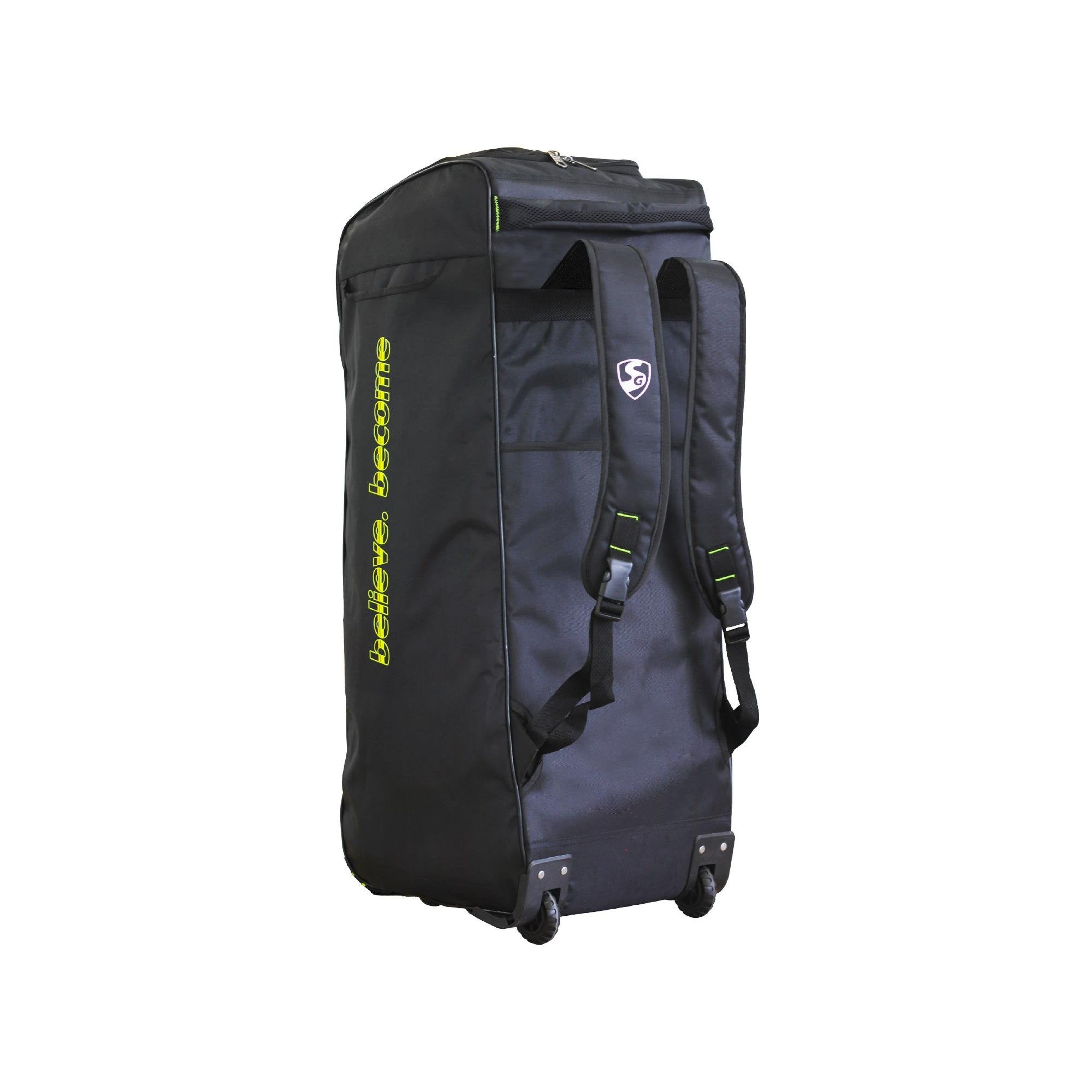 Kit Bag SG JAFFA DUFFLE WHEELIE Black/F.Yellow