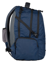 Greenlands 42L Quad Backpack with 17.3" Laptop padded sleeve | Attached Rain Cover | Lightweight bag with 3 Large Compartments | Ideal for School, College, Office & Travel | Navy
