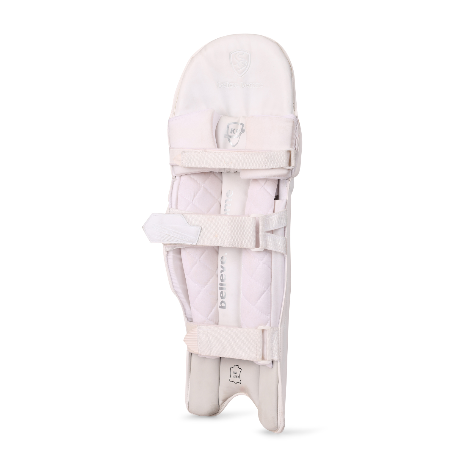 SG Hilite White Cricket Batting Legguard (Batting Pad)