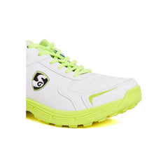 SG Savage Stud Shoe: Dynamic Royal Blue & Lime Cricket Footwear