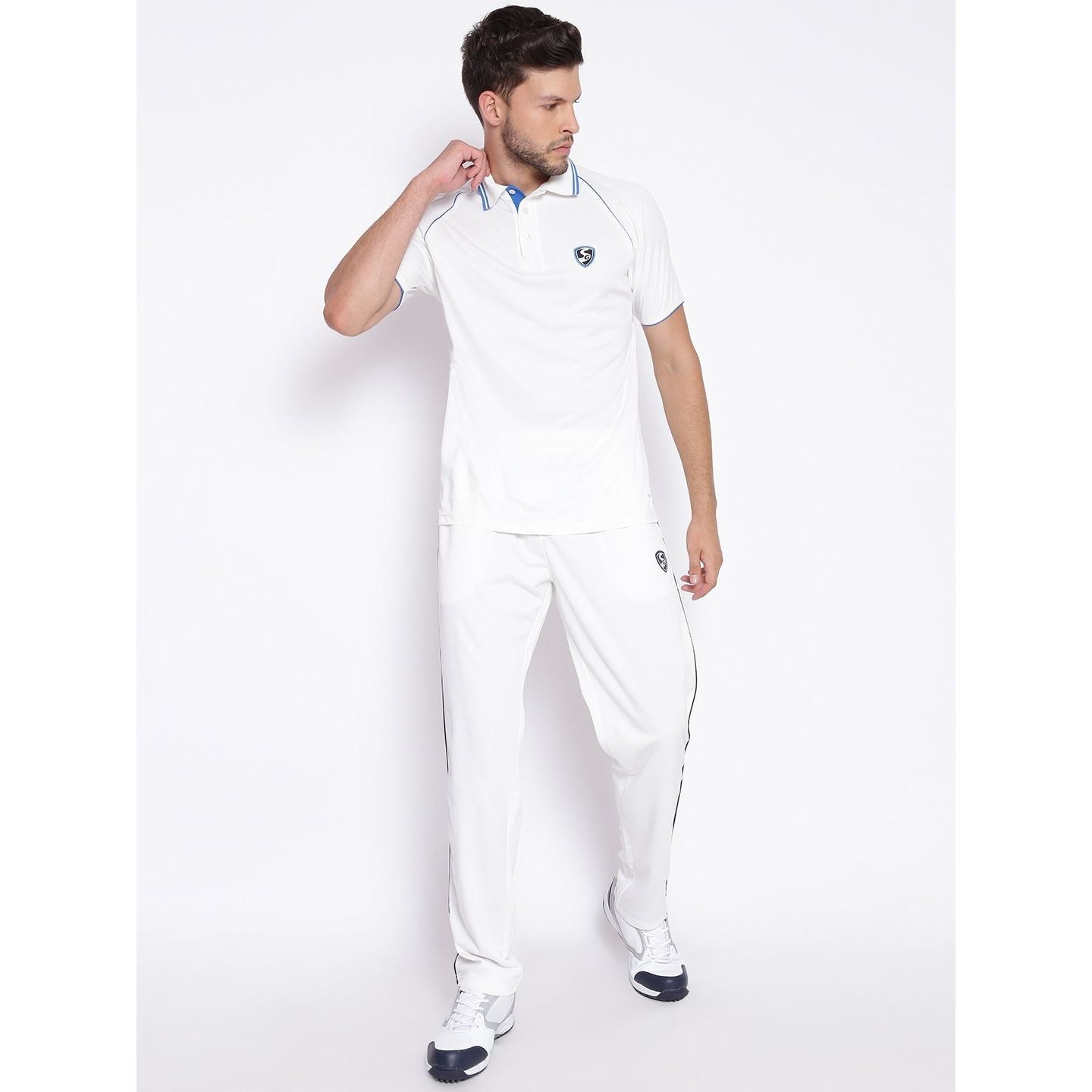 SG Premium 2.0 Half Sleeve Cricket Shirt Whites