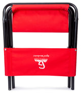 Greenlands Foldable Camping Chair – Mild Steel, Red | Portable Outdoor Folding Chair for Camping & Travel