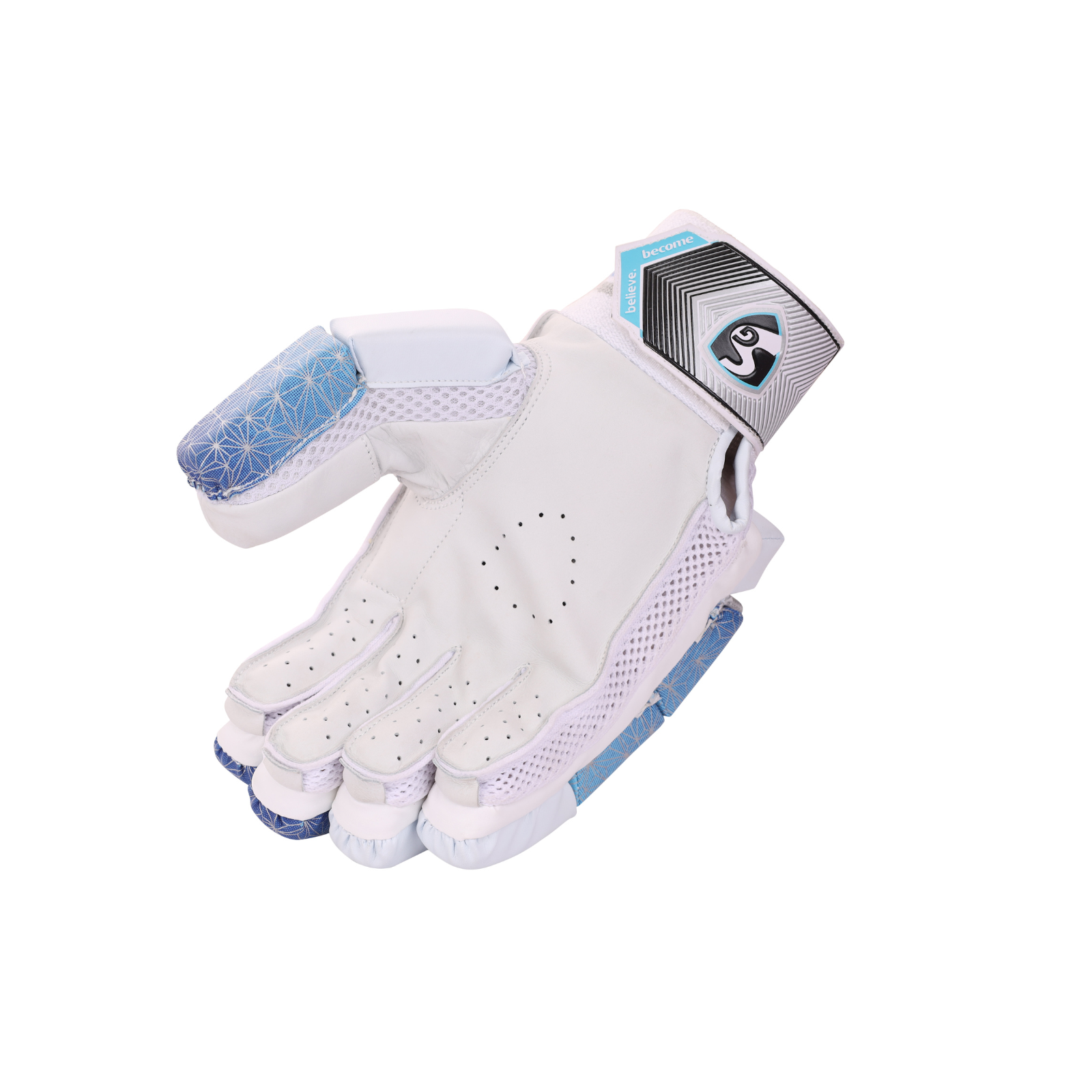 SG Litevate® Batting Gloves High Quality Leather Palm