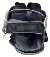 Greenlands 42L Quad Backpack with 17.3" Laptop padded sleeve | Attached Rain Cover | Lightweight bag with 3 Large Compartments | Ideal for School, College, Office & Travel | Dark Grey