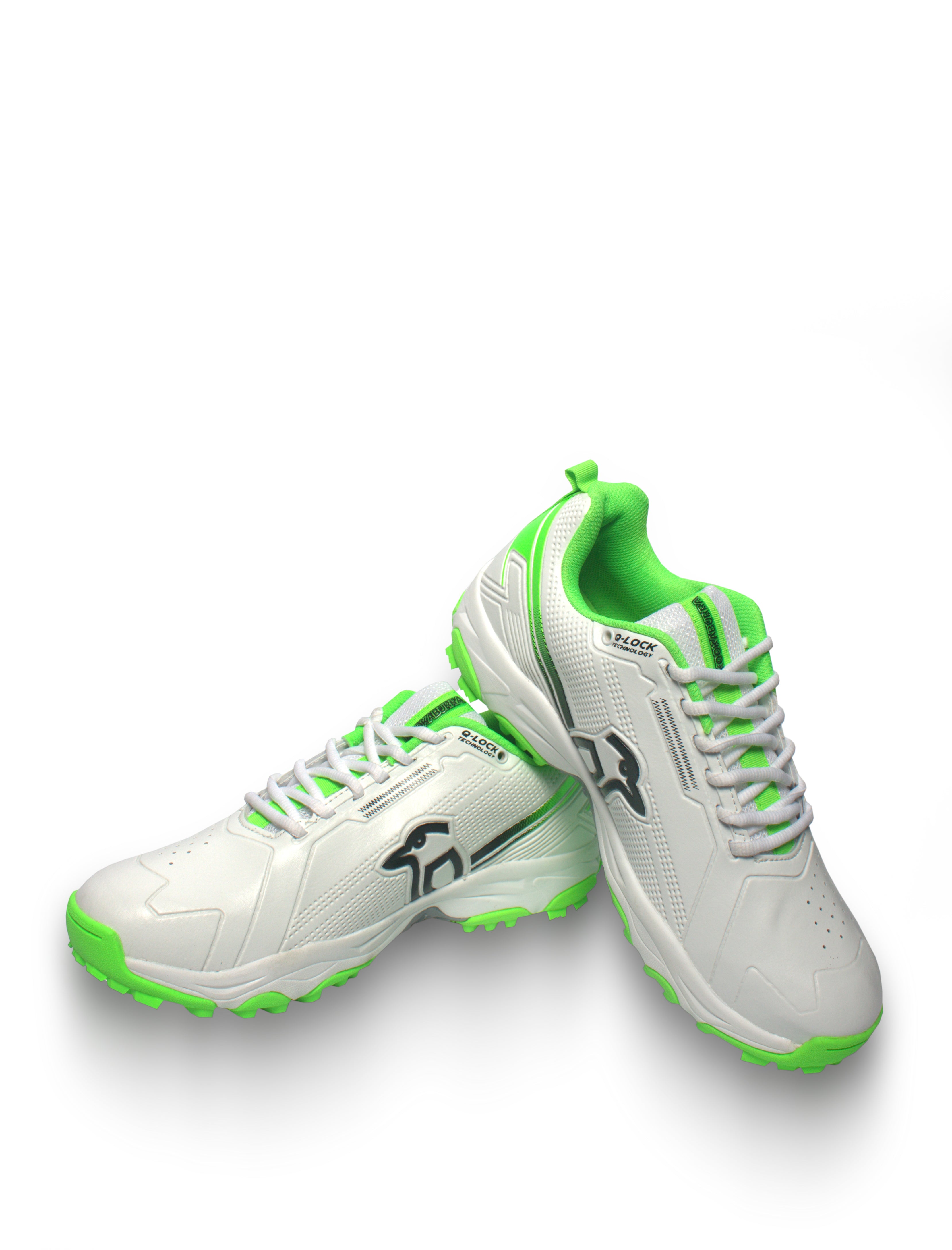 Kookaburra Rubber Cricket Shoe PRO 3.0 (Green/White)