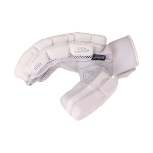 SG Hilite White Batting Gloves with High Quality Sheep Leather