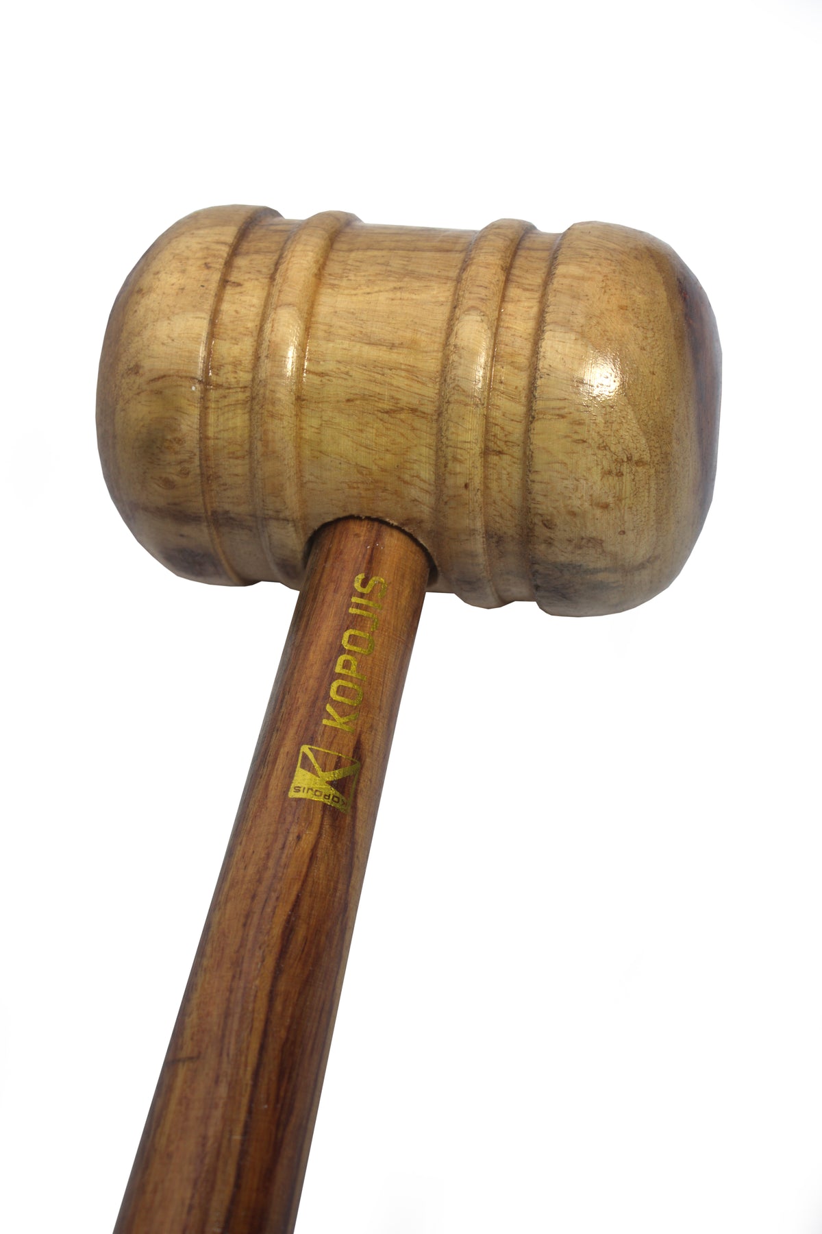 Kopojis Wooden Bat Mallet (Sheesham)- Double-Sided Knocking Hammer for
