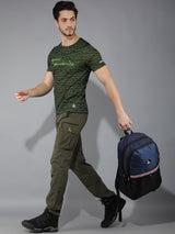 Greenlands 29L Stria Lightweight Backpack (Navy/Black) | S-Curved Shoulder Straps & Spacious Compartment | Ideal for Men & Women | Perfect for Travel, School & Office