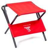Greenlands Foldable Camping Chair – Mild Steel, Red | Portable Outdoor Folding Chair for Camping & Travel