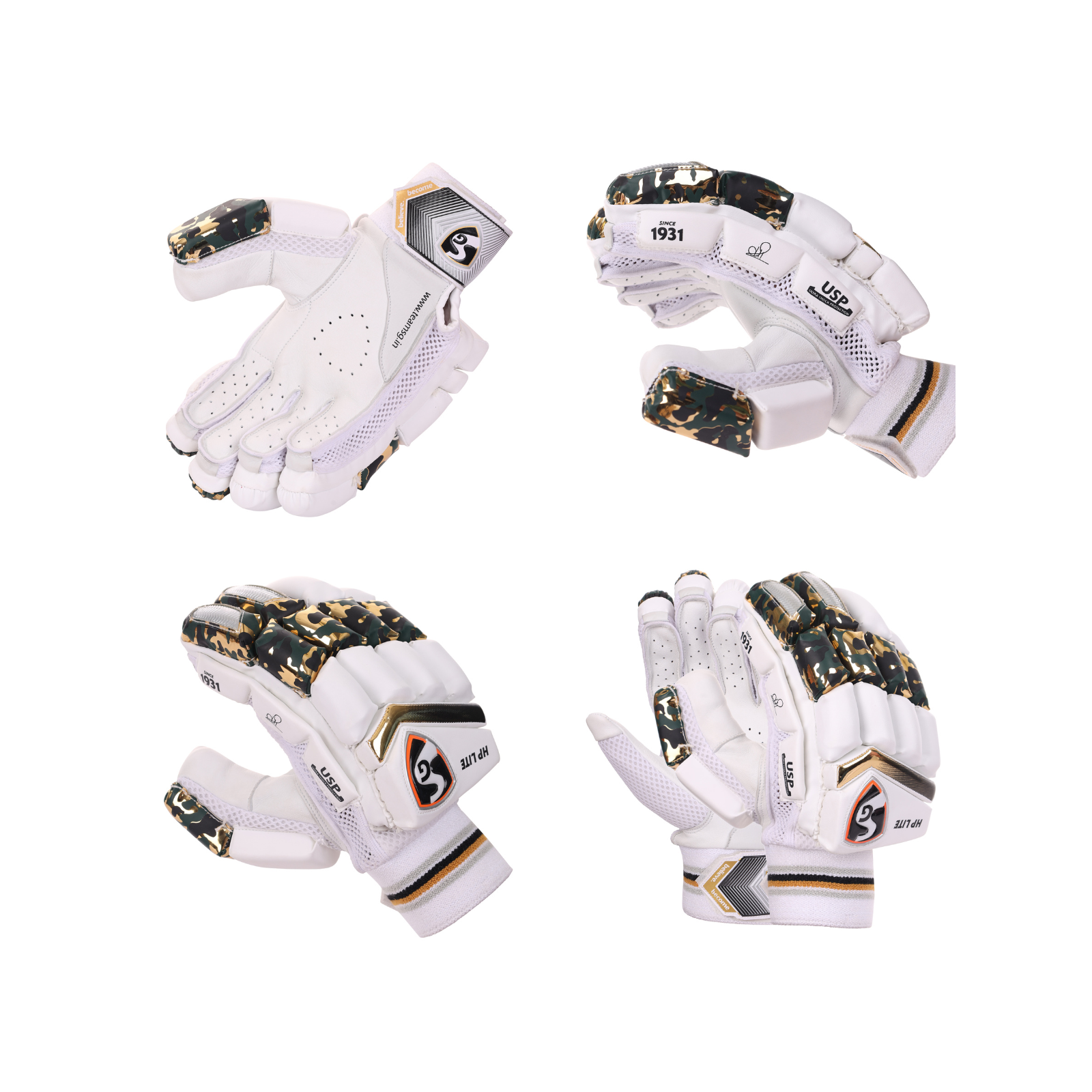 SG HP Lite Batting Gloves Hardik Pandya Gloves