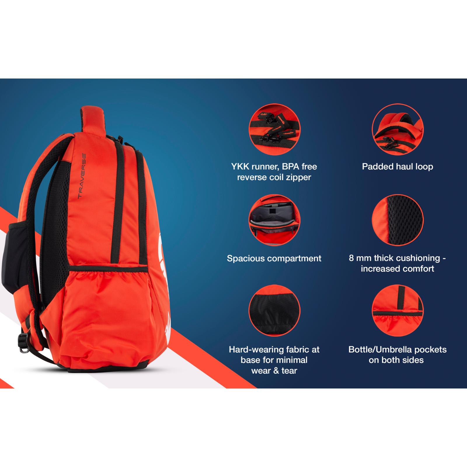 Greenlands Traverse Backpack - Orange