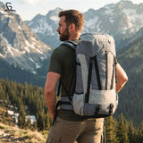 Greenlands CRIA 55L Rucksack Grey | Durable Trekking Bag with Multiple Compartments for Adventure Travel