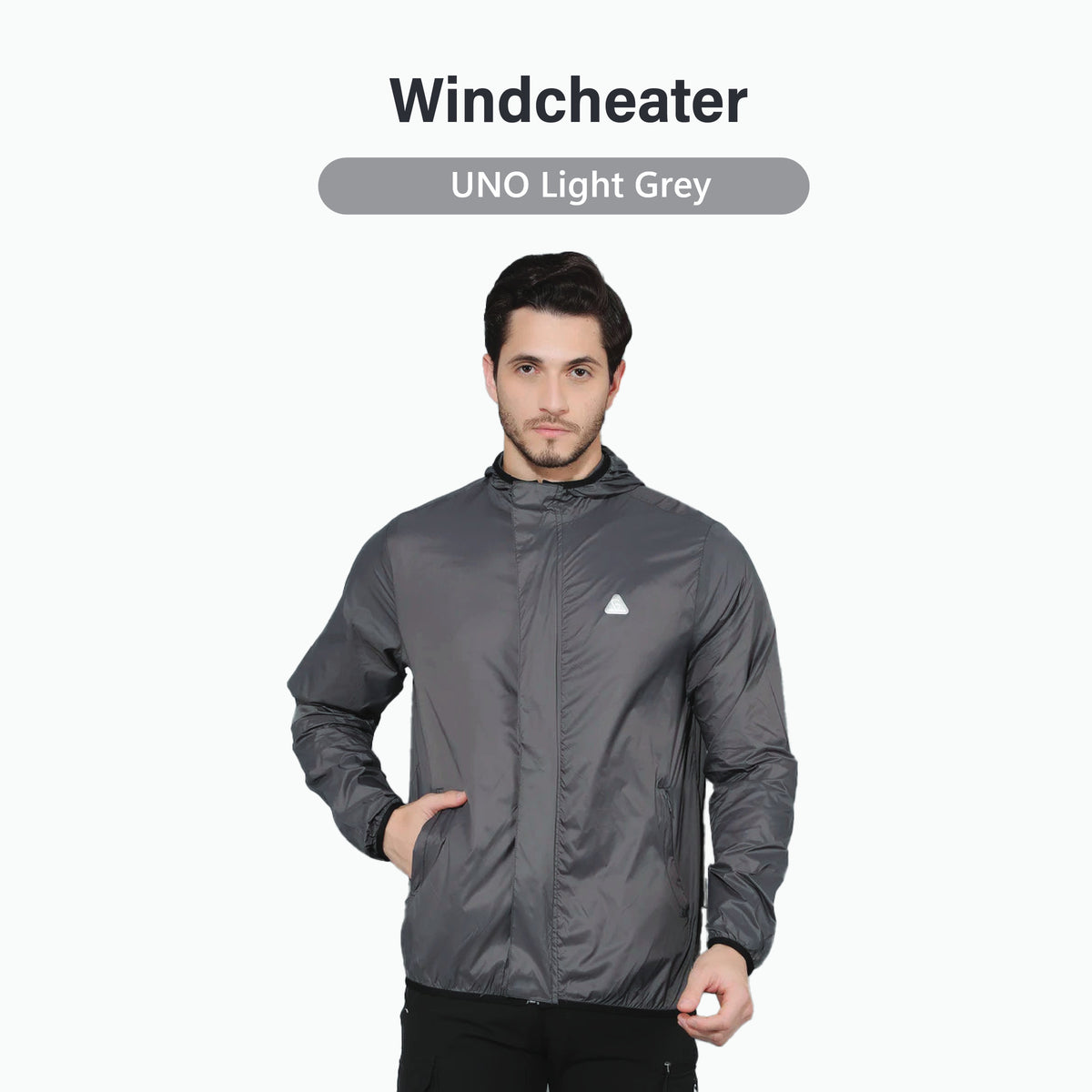 UNO Windcheater Jacket – Light Grey