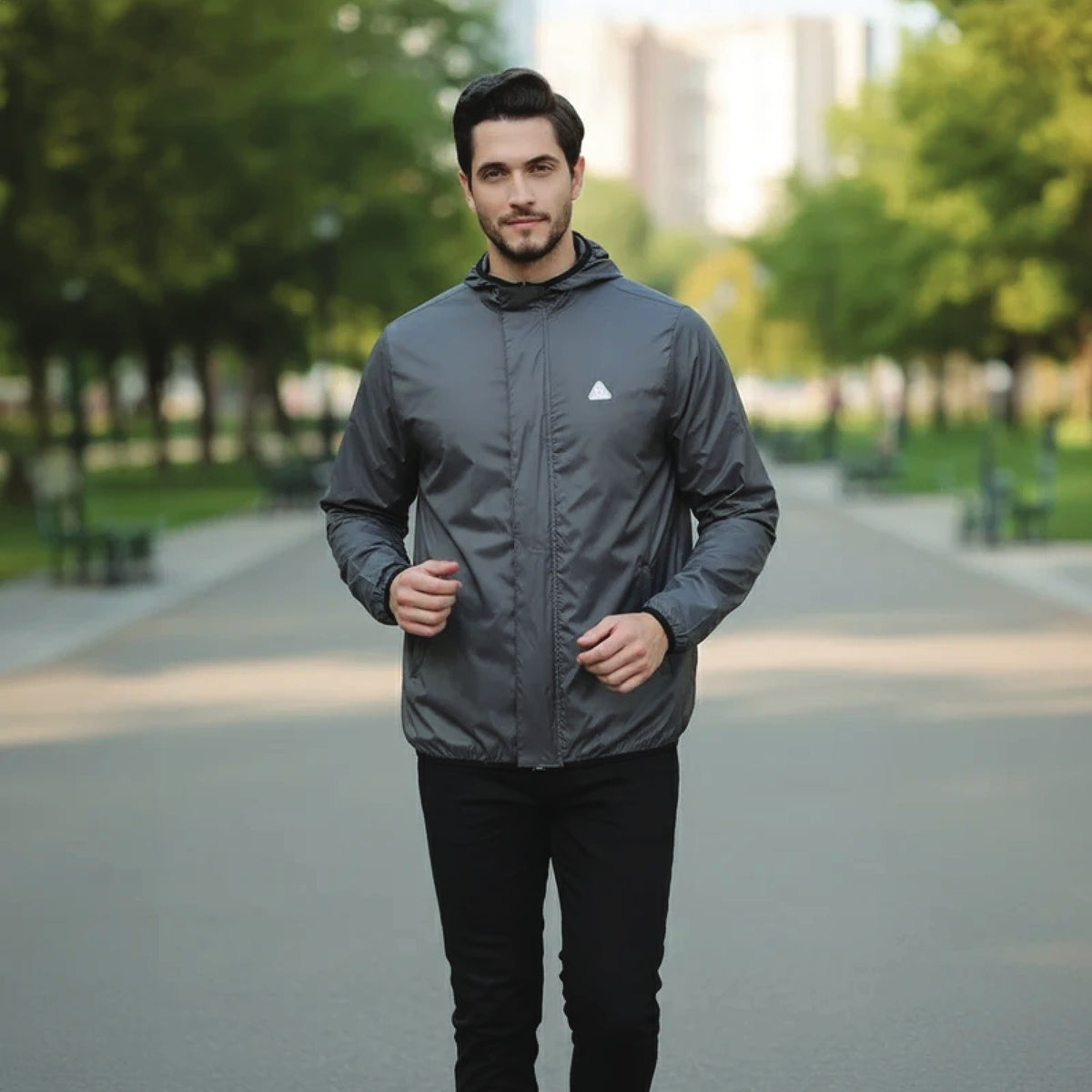 UNO Windcheater Jacket – Light Grey