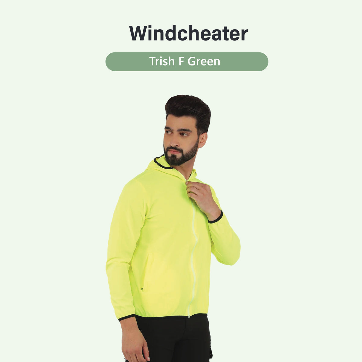 TRISH Windcheater, F. Green | Lightweight Windproof