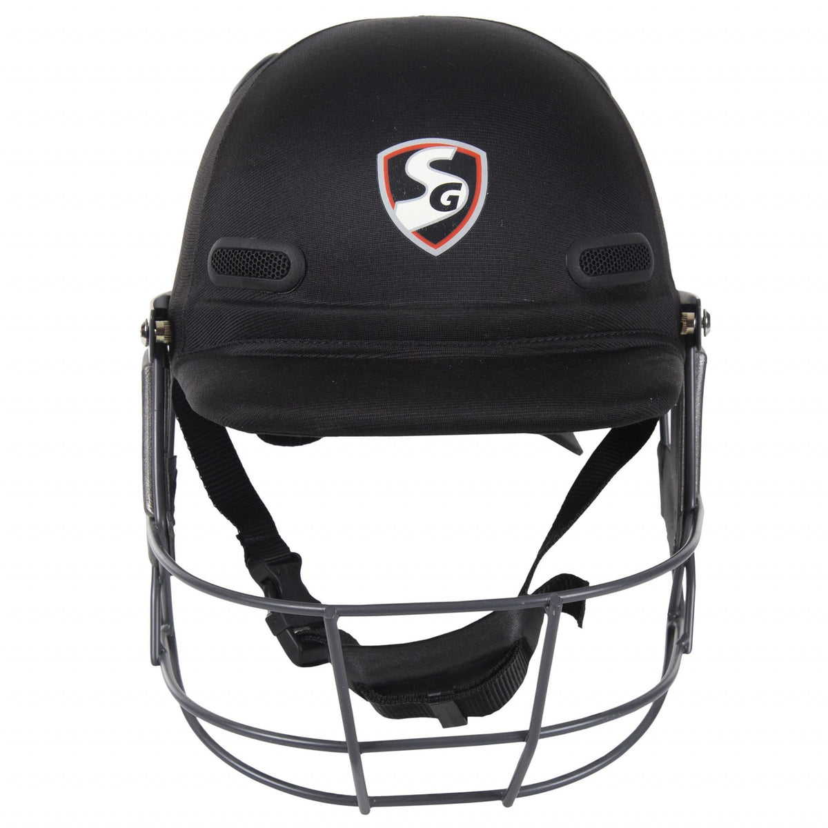 SG Acetech Coloured Cricket Helmet (Black)