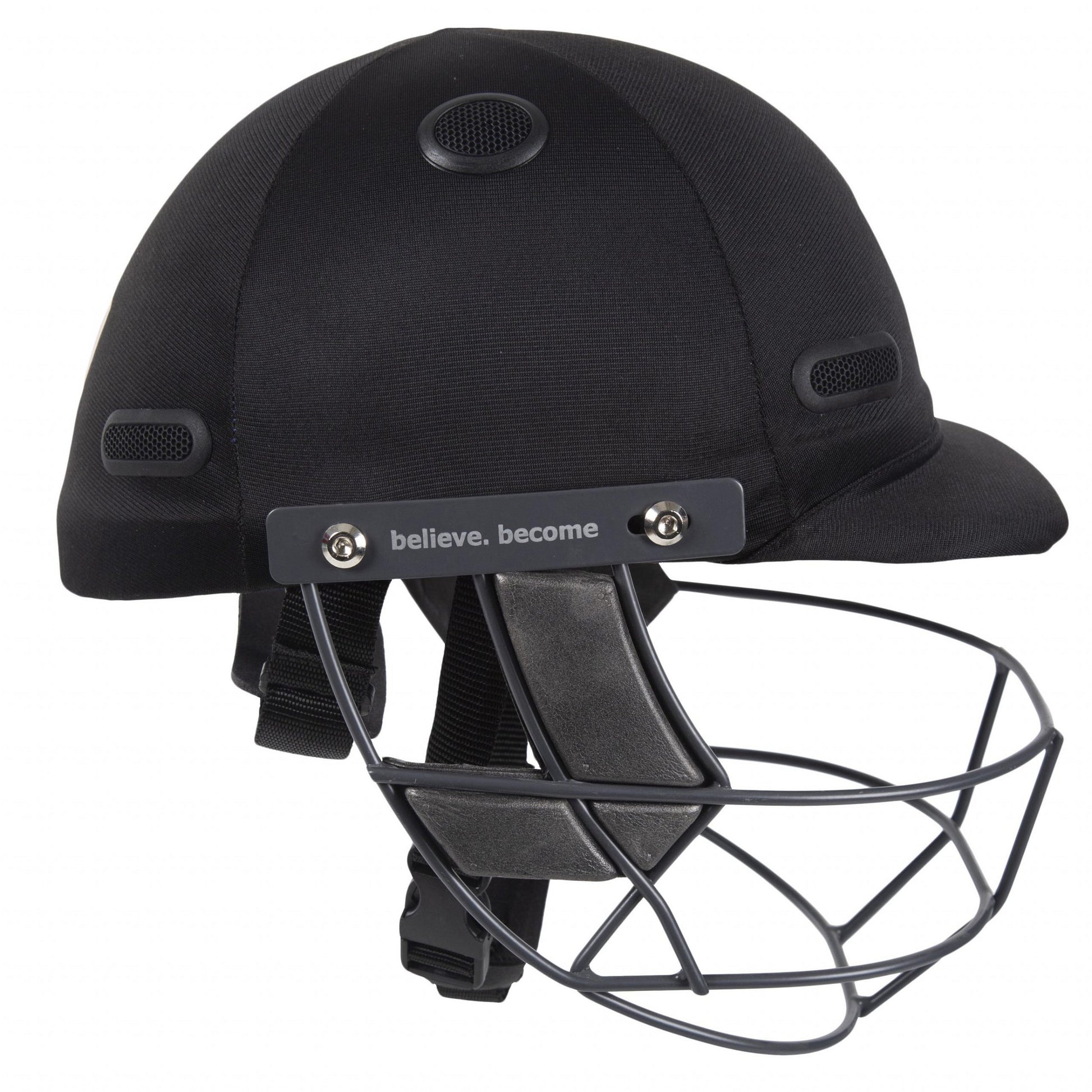 SG Acetech Coloured Cricket Helmet (Black)