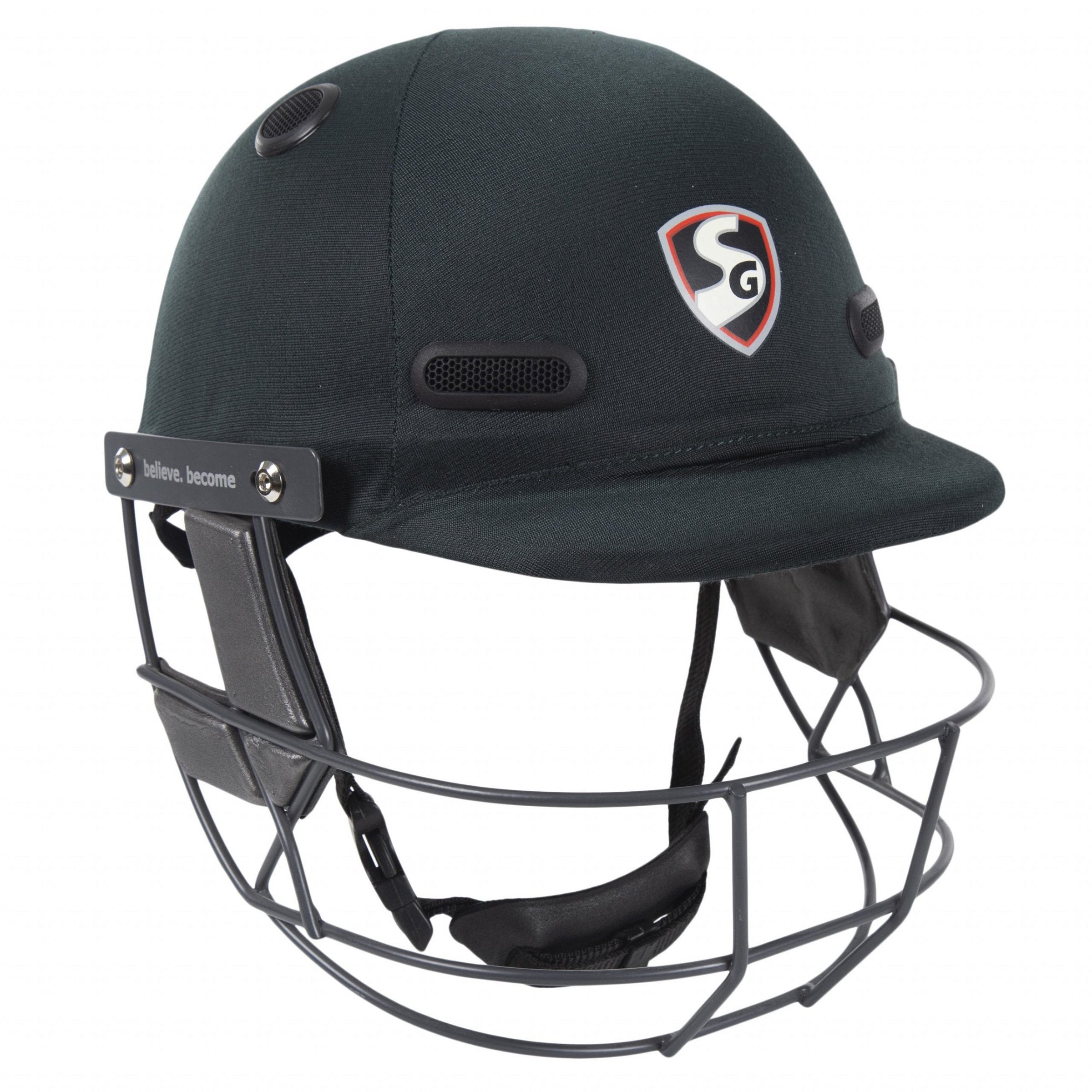 SG Acetech Coloured Cricket Helmet (Green)