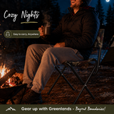 Foldable Camping Chair – Mild Steel, Camo