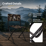 Foldable Camping Chair – Mild Steel, Camo